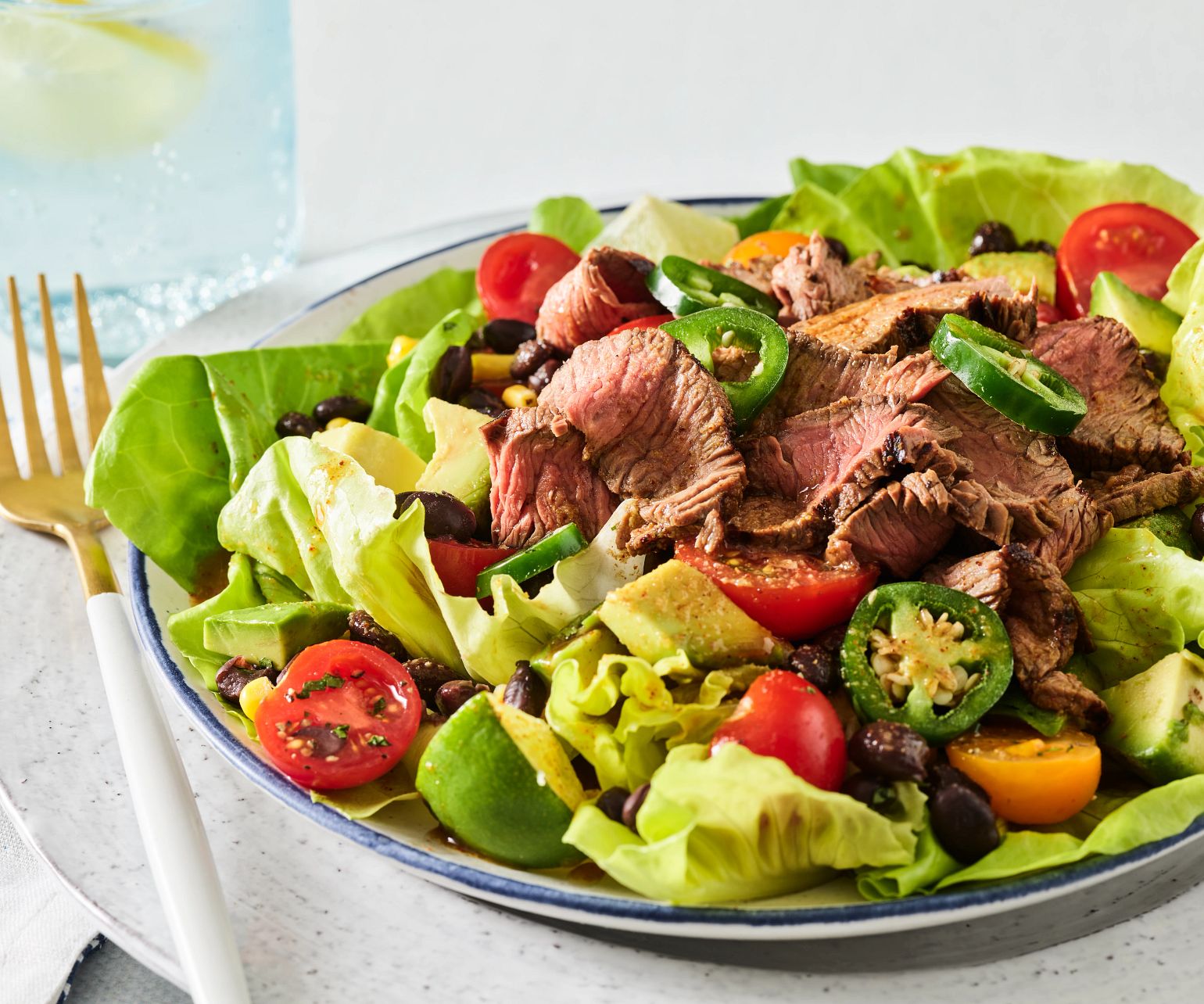 Spicy Beef Chipotle Salad